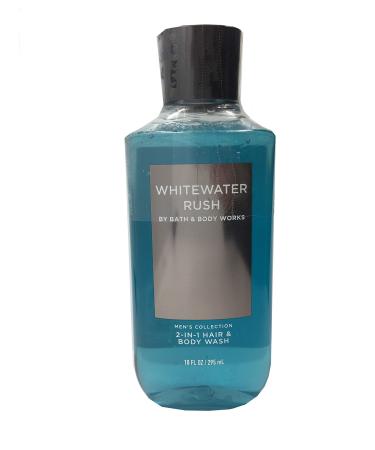 Bath & Body Works Signature Collection 2-in-1 Hair & Body Wash Whitewater Rush For Men 10 Ounce
