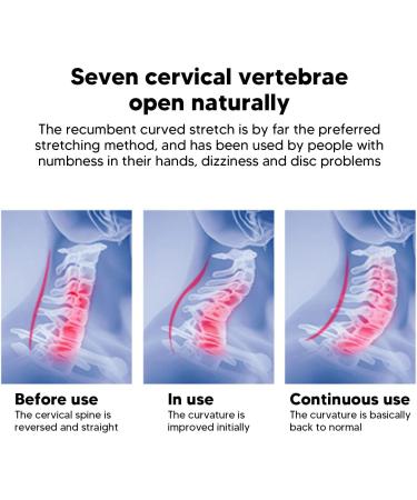 Weikeya Reverse Arch Neck Traction Device | Cervical Traction for Home | Correct Curvature & Posture | Adjustable Plastic Design (Red) - Buy Online on GoSupps.com