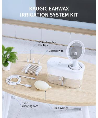 Water Powered Ear Cleaner | Electric Ear Wax Removal Kit - FSA HSA Eligible Safe & Effective Ear Flushing with 4 Clean Modes & 3 Ear Tips - Buy Online on GoSupps.com