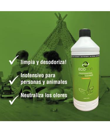 EcoFloor 1L Concentrate | Professional Enzyme Cleaner for Hard Floors | Effective Odor Remover & Pet Urine Solution | 1000 ml - Buy Online on GoSupps.com