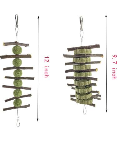 Bunny Chew Toy: Apple Wood Stick for Dental Health - 2 Pieces - Buy Online on GoSupps.com