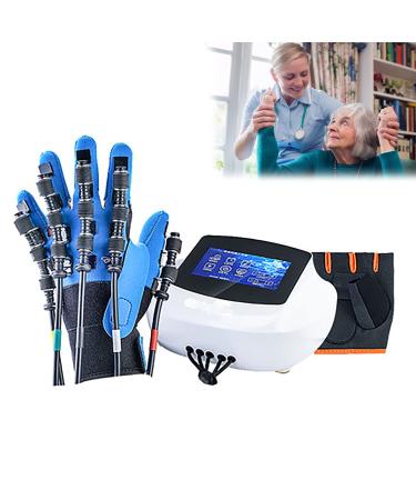 Exoskeleton Manual Training Tuning Fork Finger Flexion and Extension Exercise Rehabilitation Robot Gloves Prevent Stiffness in Stroke Left X-Large