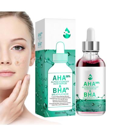 Fruit Acid Essence Glycolic Acid and Phytic Acid Facial Serums 30ml Instant Resurfacing Serums Removes dead skin cells and dirty pores Tsuchiya