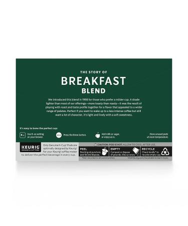 Starbucks Breakfast Blend Medium Roast K-Cup Pods - 60 Count for Keurig Brewers - Buy Online on GoSupps.com