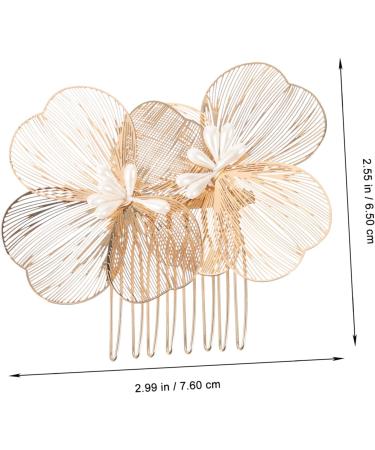 Didiseaon Clips for Hair Bridal Hair Accessories Metal Hair Comb Alloy Bridal Headpiece Plastic - Buy Online on GoSupps.com