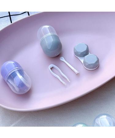 Buy HSHDUTI Portable Contact Lens Box - Mini Travel Container with Smooth Opening & Good Sealing | Green Lens Holder - Buy Online on GoSupps.com