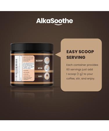 Coffee Acid Reducer (60 Day Supply) Transforms Regular to Low Acid Coffee - All Natural Minerals - Tames Acidity by 90% - Acid Neutralizer & Relief - Keto Friendly - Sugar Free & Vegan - USA Made - Buy Online on GoSupps.com