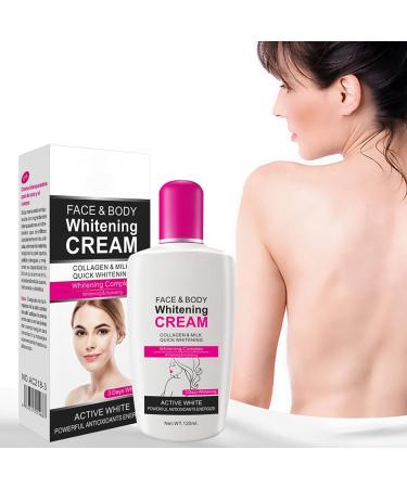 Body Cream - Skin Lightening Cream - Body Moisturiser Women - Body Skin Care Collagen Boost Improve Dullness - Hydrating Lotion Face Smooth Restore Elasticity Softy Silky - Firm Radiant Reduce Dryness