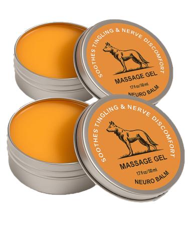 Nerve Relief Balm | Magnesium Neuro Balm for Neuropathy Natural Joint Care Soothing Massage Cream Arnica Oil Camphor Blue Chamomile Extract 50ml (2)