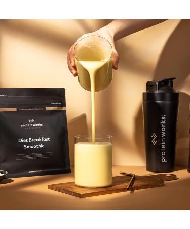 Protein Works Diet Breakfast Smoothie - 230 Calories | Apple Cinnamon Swirl | 9 Servings | Weight Loss Shakes | 500g Pack - Buy Online on GoSupps.com