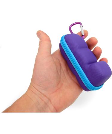 Asthma Inhaler Case with Lanyard and Carabiner Clip - Fits Standard and New Albuterol Inhaler Devices up to 4 Inches - Includes Asthma Case Only - Buy Online on GoSupps.com