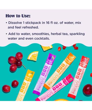 Ultima Replenisher Electrolyte Packets - 20 Count Variety Pack | Keto & Sugar Free - On the Go Hydration | Non-GMO & Vegan | Feel Replenished and Revitalized - Buy Online on GoSupps.com