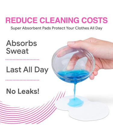 100 Pack Underarm Sweat Pads - Disposable Armpit Shields for Hyperhidrosis - Invisible Dress Guards for Men and Women - Beige - Buy Online on GoSupps.com