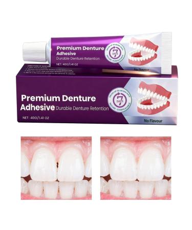 Denture Adhesion 40g Repair Pad and Sealant Thermoplastic Denture Adhesive For Daily Use by Women and Adults with Full or