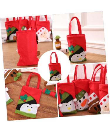 ABOOFAN 2pcs Hand Adorable Pouch Sweets for Candy Christmas Decor Bags Xmas Party Exquisite Non-woven 22x15cm Assorted Color 5 - Buy Online on GoSupps.com