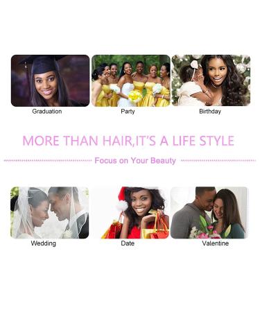 SAGA QUEEN Brazilian Human Hair Pixie Cut Wig for Black Women | Short Layered Pixie with Bangs | Glueless Machine Made African American Wig (1B27) - Buy Online on GoSupps.com