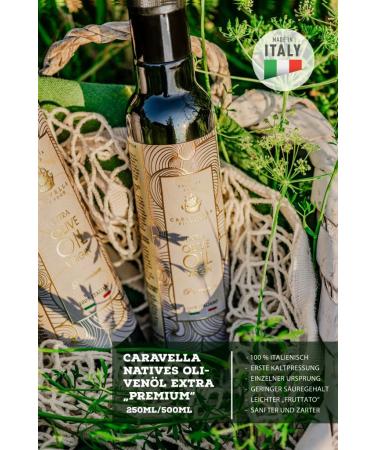  CARAVELLA FINE FOOD Caravella Premium Extra Virgin Olive Oils 250ml 100% Italian Exclusive Collection Cold Extraction New Olive Oil Harvest Campaign - Buy Online on GoSupps.com
