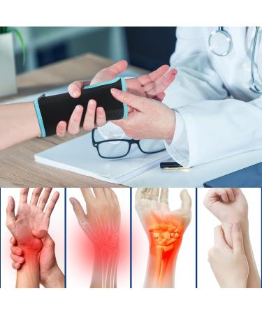 Adjustable Wrist Brace for Carpal Tunnel - Ergonomic Support for Arthritis Tendonitis & Injuries - Right/Left S/M Size - Buy Online on GoSupps.com