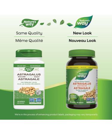 Nature's Way Astragalus Root Iummune System Support Value Size 180 Vegetarian Capsules 180 count (Pack of 1) - Buy Online on GoSupps.com