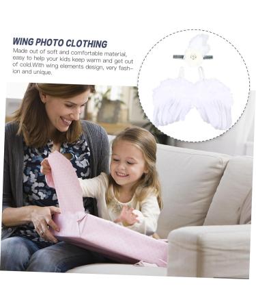 USHOBE 2pcs Baby Photo Props Set - Princess Headband & Wings Infant Clothing for Newborn Girl Photoshoots - Buy Online on GoSupps.com