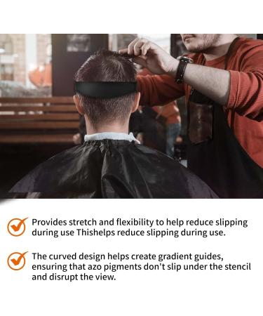 Neckline Shaving Template and Hair Trimming Guide Curved Silicone Band Haircut Haircut Band for DIY Home Haircuts Silicone Haircut Band with Softness and Elasticity Hair Trimming Tool for Man - Buy Online on GoSupps.com