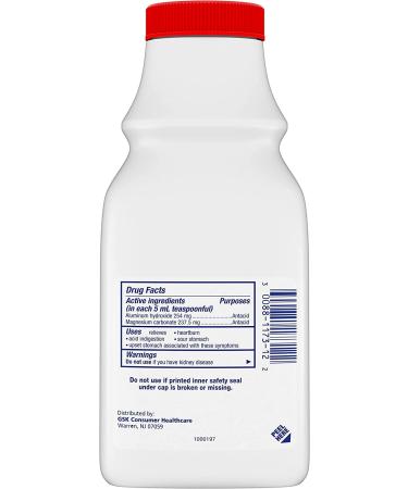 Gaviscon Extra Strength Cool Mint Liquid Antacid 12oz - Fast Heartburn Relief - Buy Online on GoSupps.com