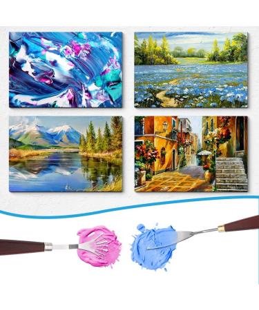 15 Pcs Stainless Steel Palette Knife Set for Acrylic and Oil Painting - Buy Online on GoSupps.com