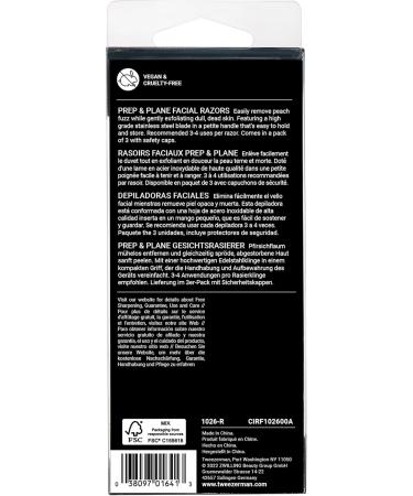 TWEEZERMAN Facial Scrub Skin Remover Facial Hair Remover Pink - Buy Online on GoSupps.com