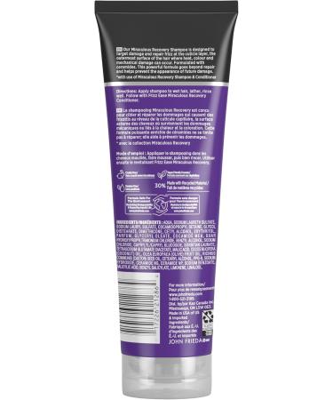 John Frieda Frizz Ease Miraculous Recovery Repairing Shampoo for Damaged Dry Hair 250 ml (Pack of 1) - Buy Online on GoSupps.com
