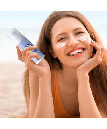 Sunscreen Lotion 60ml Fluid Face Cream Sunscreen - Sweat-Resistant Cosmetic Fast Absorbing for Beach Hiking Mountaineering Outdoor Cycling - Buy Online on GoSupps.com