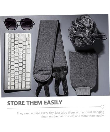 Ipetboom Bath Towel & Scrubber Set | Cleaning Sponges Massage Gloves & Body Wash Tools - International Shipping Available - Buy Online on GoSupps.com