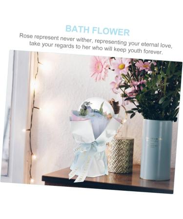 Angoily 1 Holding Flowers Soaps Bath Soaps Essential Oil Rose Artificial Rose Bath Bath Flowers Soap Roses Touch Bouquet Birthday Present Rose Petal Acrylic - Buy Online on GoSupps.com