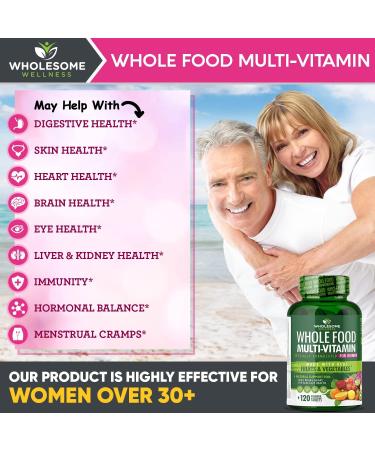 Wholesome Wellness Liposomal Vitamin C Capsules (200 Pills 1500mg Buffered) High Absorption VIT C + Whole Food Multivitamin for Women - Natural Multi Vitamins Minerals Organic Extracts Bundle - Buy Online on GoSupps.com