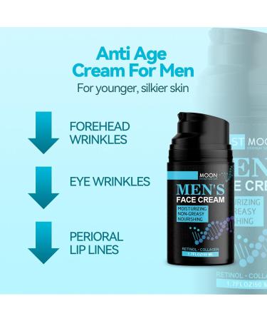 Nmbol Cream Moisturizing Moisturizing Cream Face Men Face Cream With Hyaluronic Acid Face Moisturizing Cream Men Face Care Against Wrinkles Strengthens Skin Collage Improved 50ml - Buy Online on GoSupps.com