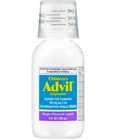 Children's Advil Suspension: Fast-Acting Pain Relief for Kids - Buy Online on GoSupps.com