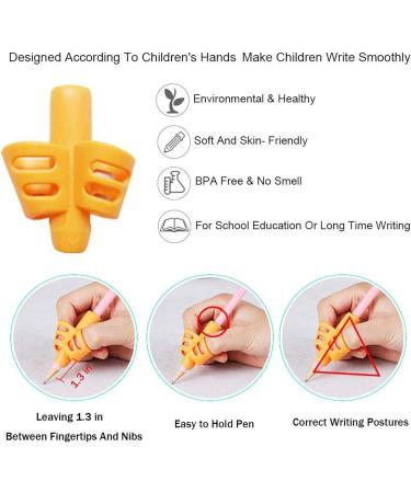 Silicone Pencil Handle - 6 Pack Writing Aid for Kids | Queta Posture Correction Grip - Buy Online on GoSupps.com