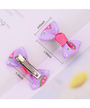 Comsmart 30 Pairs Pet Bows: Cute Dog Hair Bows with Metal Clips - 60Pcs Grosgrain Ribbons for Small to Medium Dogs - Buy Online on GoSupps.com