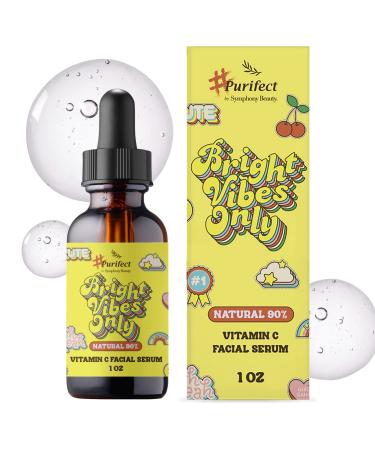 Purifect Vitamin C Serum for Face with Vitamin E Oil Anti-Dark Spots & Brightening Serum & Lemon Extract Brightening Serum For Dull Tired Skin 30ml