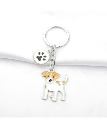 Ensianth Dog Keychain - Perfect Gifts for Dog Lovers Puppy Paw Print Keyring for Dog Owners Moms & Dads - Buy Online on GoSupps.com