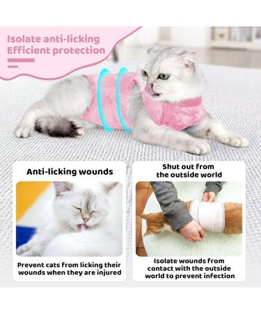 Mezrkuwr Katzenbody for Cats - Soft One-Piece Surgical Recovery Suit & Spay Collar Alternative (Medium) - Ideal After Castration - Buy Online on GoSupps.com