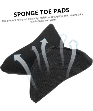 FRCOLOR 20pcs Toe Plug Wipes & Shoe Inserts - Unisex Collagen Lip Insoles Sanitary Pad Storage Bag Adjustable Foot Fillers in Black - Perfect for Oversized Shoes - Buy Online on GoSupps.com