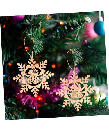 COHEALI 1 set Decorative Graffiti Themed Design Suspending Pendants Chip Pendant Painting Christmas Beige 7.80X7.80X0.20CM - Buy Online on GoSupps.com