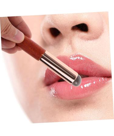 Silicone Lip Brush Applicator - Portable Lip Makeup Wand for Lipstick Lip Scrub & Lip Gloss - Perfect for Women - Buy Online on GoSupps.com