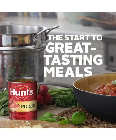 Hunt's Tomato Puree 10.75 oz 12 Pack - 10.75 Ounce Cans (Pack of 12) - Fresh & Flavorful Tomato Puree for Versatile Cooking - Buy Online on GoSupps.com