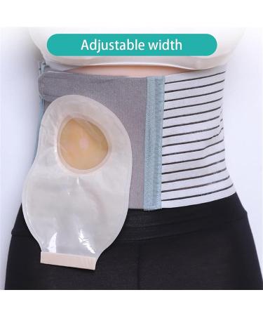 HEAXIY Stoma Hernies Support Belt | Postoperative Elastic Abdominal Binder for Colostomy Care - Adjustable & Breathable | Size M - Buy Online on GoSupps.com