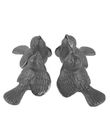 ABOOFAN ABOOFAN 4 Piece Natural Cast Iron Bird Shaped Cooking Iron Supplement for Vegans Athletes Pregnant Women Compact Use for Iron-Rich Nutrition Easy Maintenance