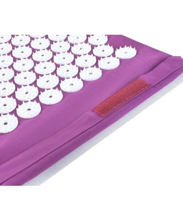 Premium Acupressure Mat for Whole Body Relaxation - Purple/Black Massage Mat for Muscle Relief - Buy Online on GoSupps.com