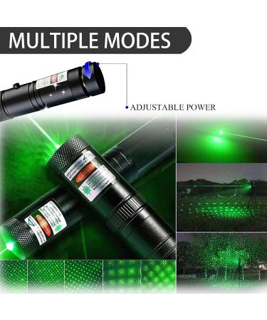 UNBIU Long Range Green Laser Pointer with Adjustable Focus - USB Rechargeable - Buy Online on GoSupps.com
