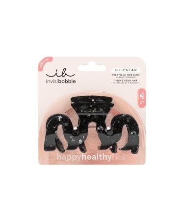 Invisibobble clipstar 1x hair clip tall 11cm black hair clip women for thick hair non -slip hair jewelry strong hold designed in the heart of Munich - Buy Online on GoSupps.com