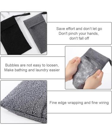 BYX Soap Bag & Body Scrubber - Premium Shower Sponge 4 Pack | Eco-Friendly Soap Saving Bags for Bathing - Buy Online on GoSupps.com